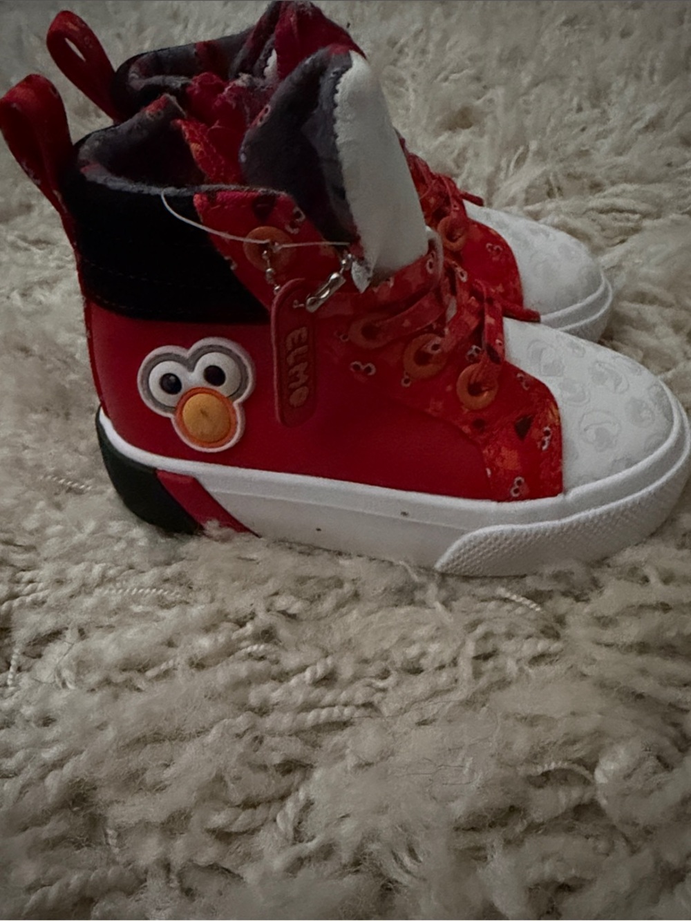Toddler Elmo Red High-Top Sneakers